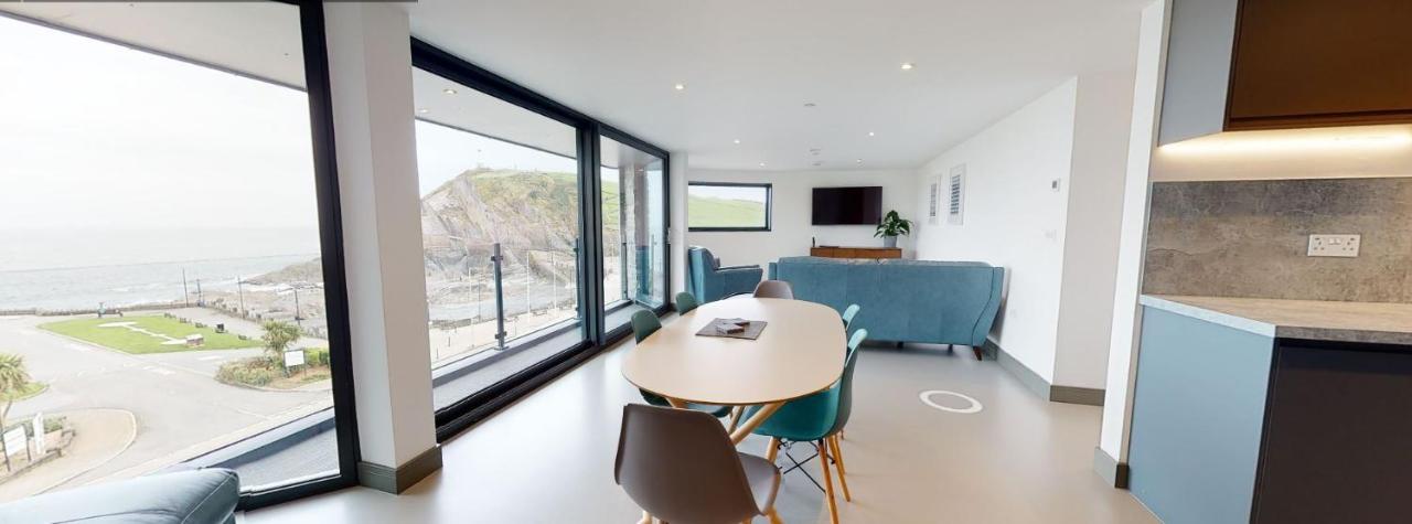 4 The View Apartments Ilfracombe - Seafront, Parking, Lift, Ev ภายนอก รูปภาพ