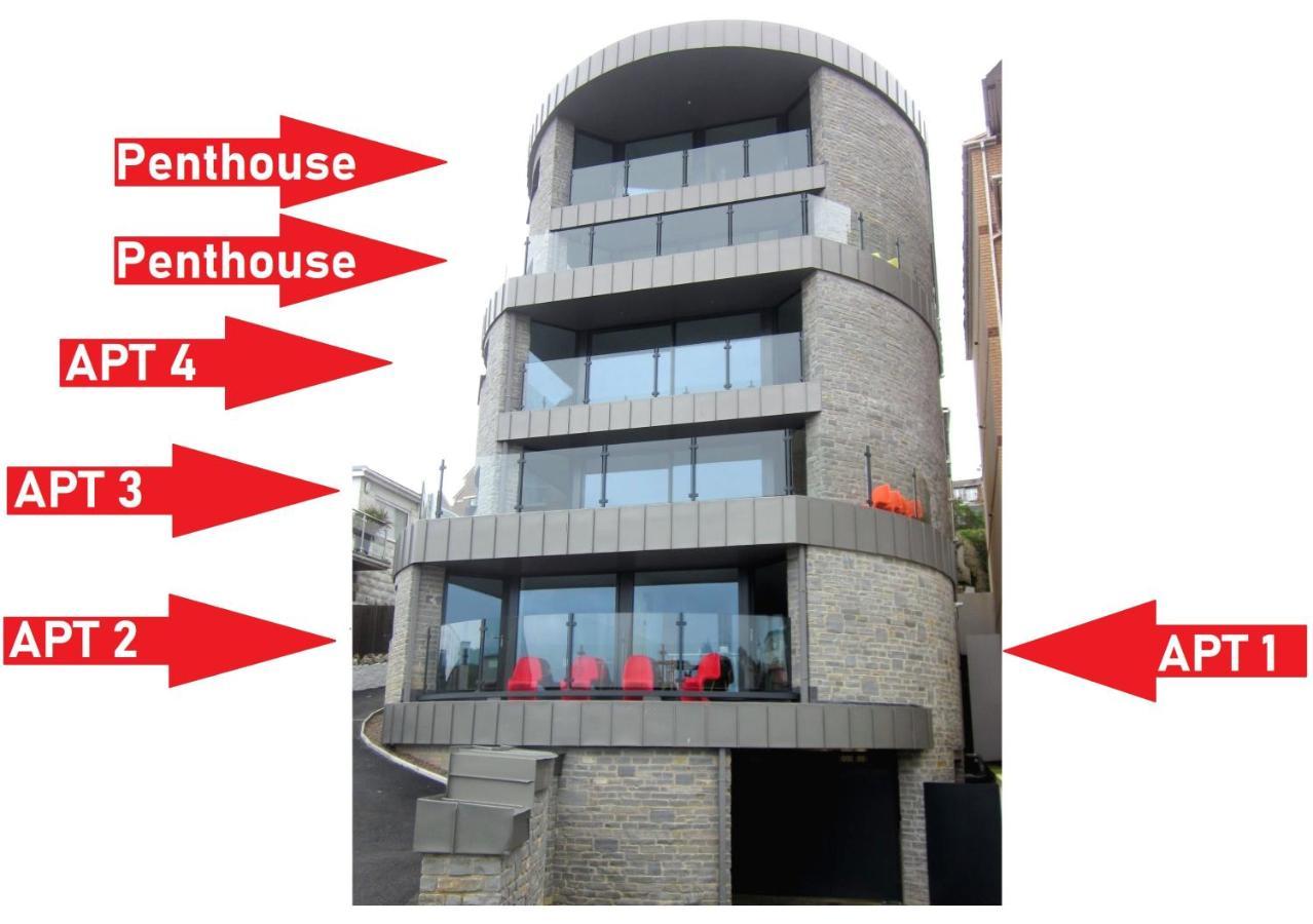 4 The View Apartments Ilfracombe - Seafront, Parking, Lift, Ev ภายนอก รูปภาพ